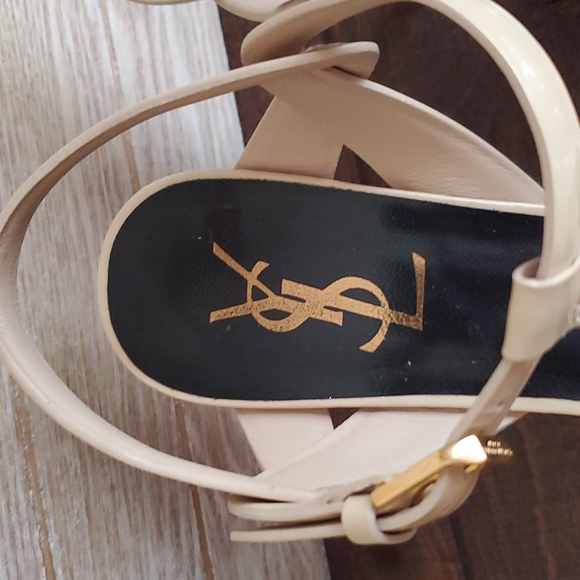 Tribute Platform Sandals In Smooth Leather - Picture 7 of 14